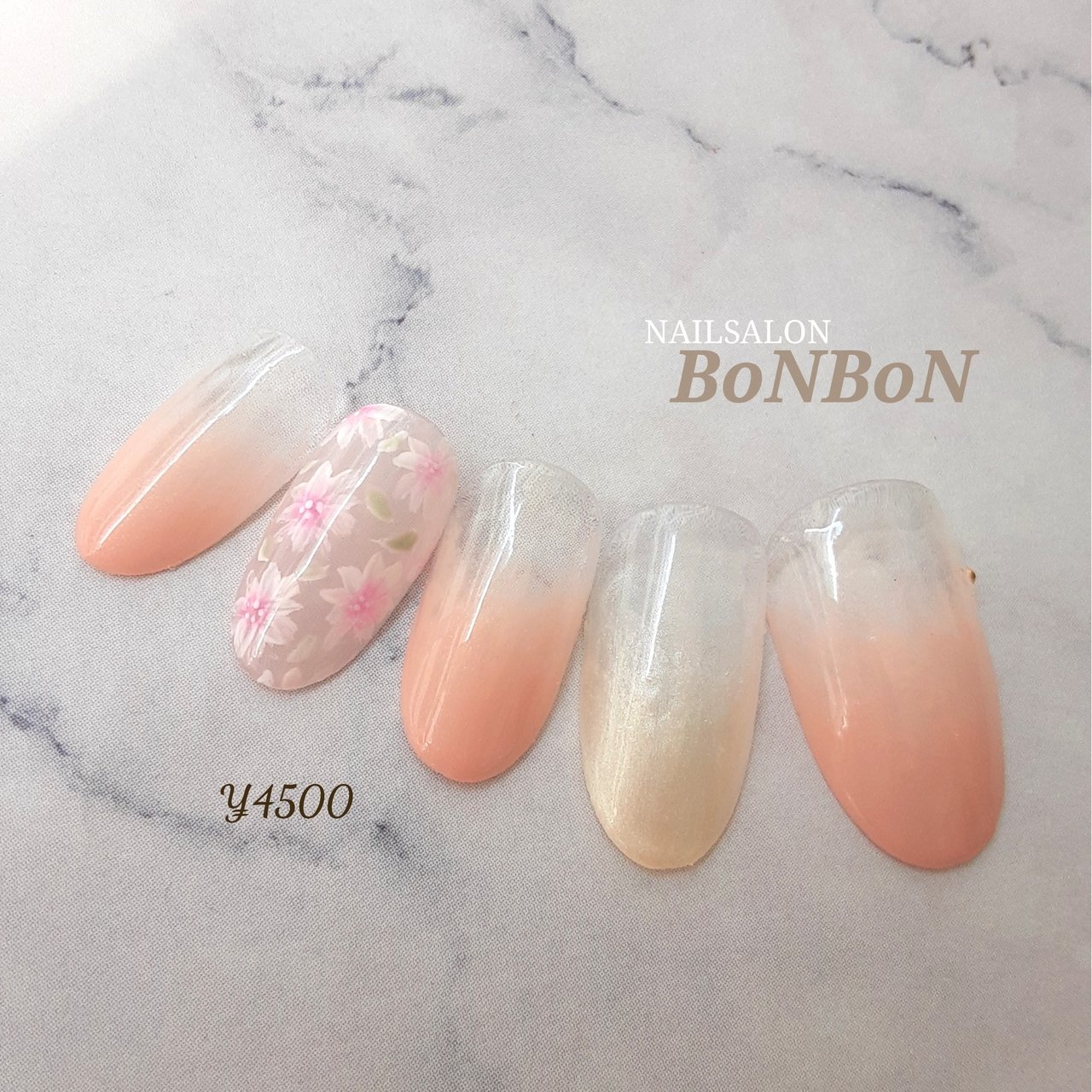 春 夏 オフィス デート ハンド Nailsalon Bonbonのネイルデザイン No ネイルブック