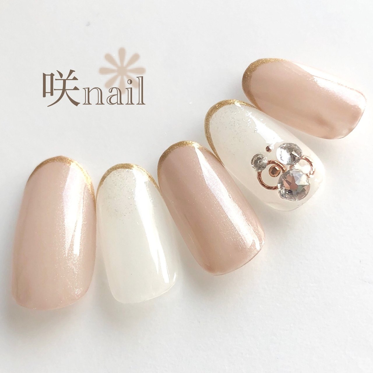 夏 秋 入学式 オフィス ハンド 咲nail サキネイル のネイルデザイン No ネイルブック