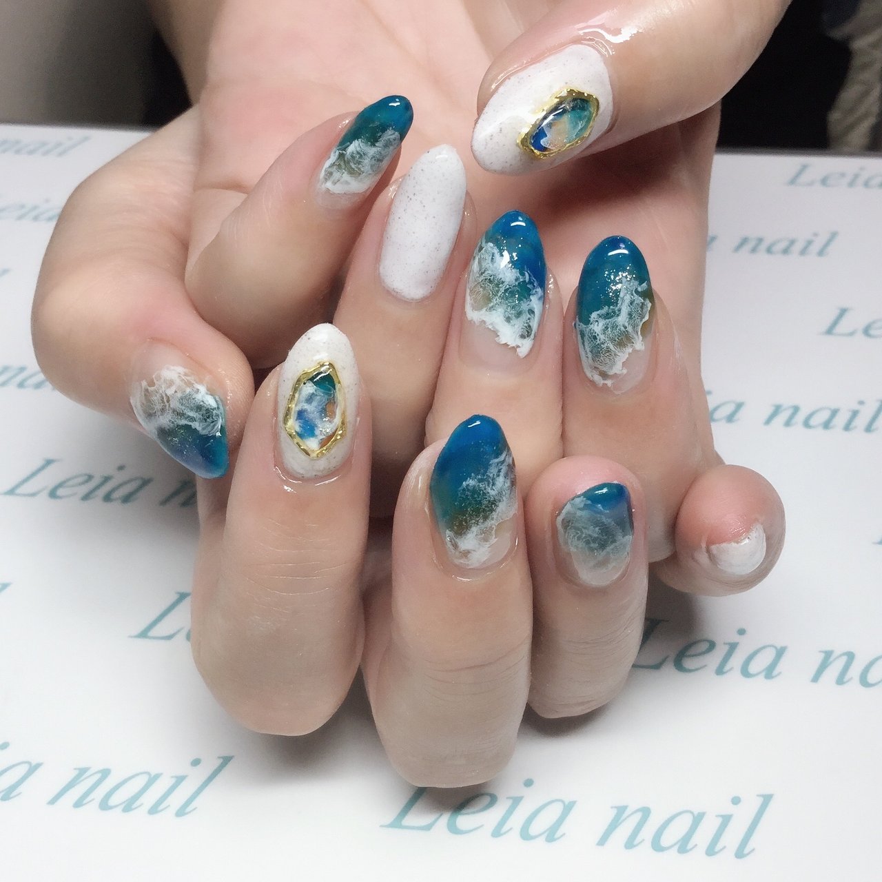 ハンド ジェルネイル お客様 Leianail のネイルデザイン No ネイルブック
