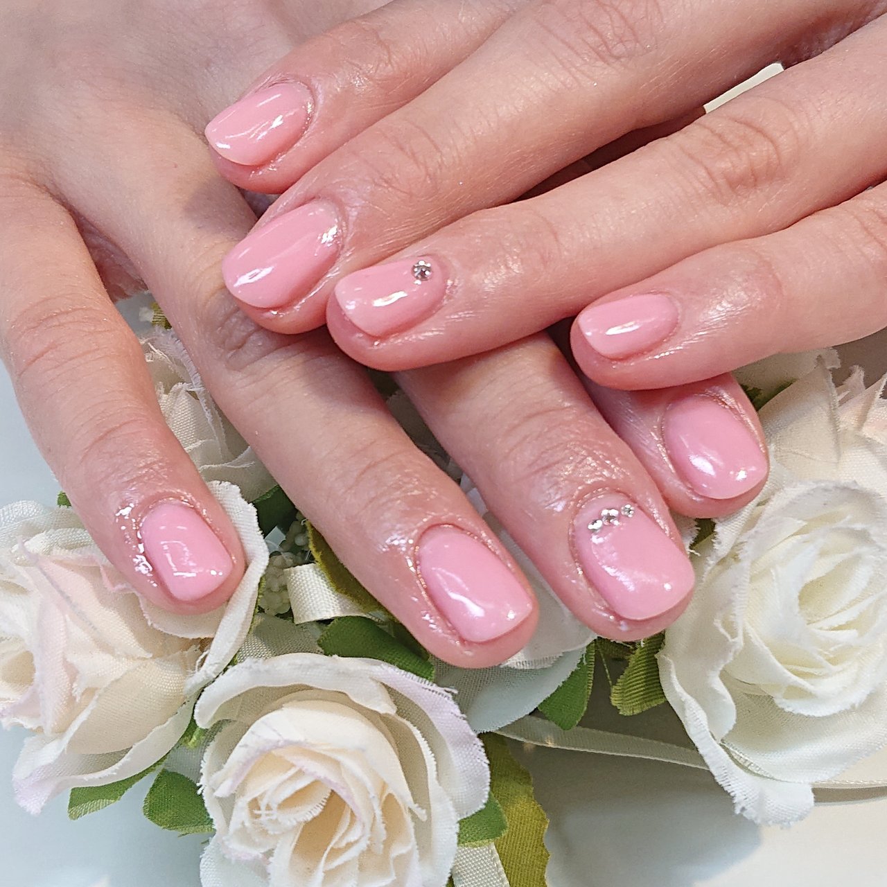 オールシーズン オフィス ハンド ワンカラー ショート Rose Kou ローズコウのネイルデザイン No ネイルブック