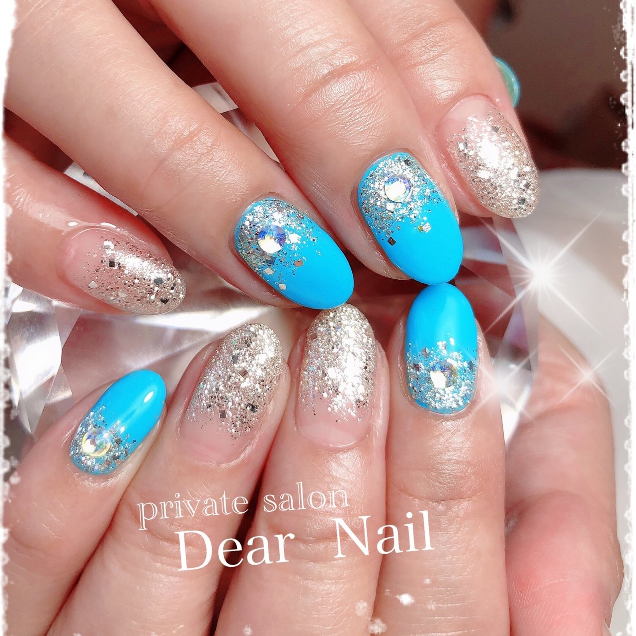 夏 海 リゾート ハンド グラデーション Dearnail39のネイルデザイン No ネイルブック