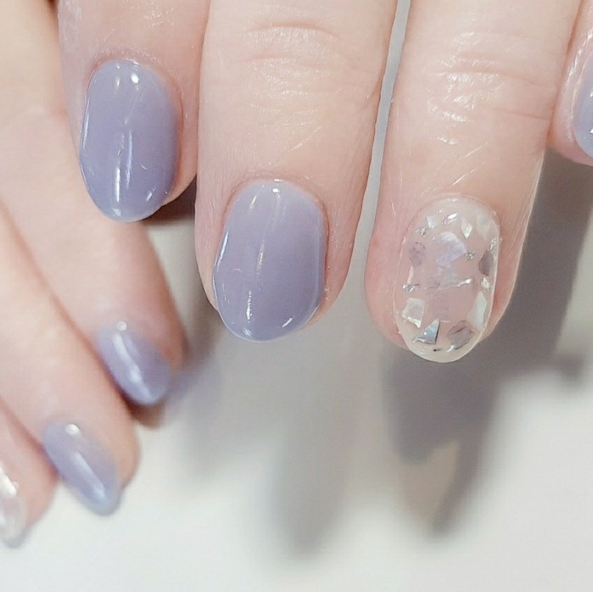 夏 ハンド シンプル シェル ショート Nailmielのネイルデザイン No ネイルブック