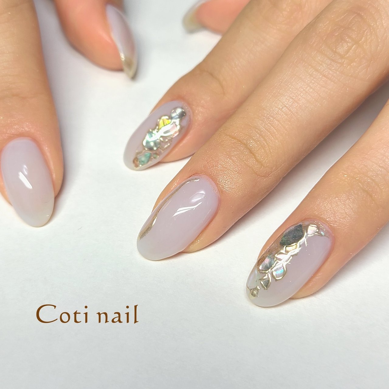 秋 オールシーズン オフィス ブライダル フット コチネイル えりのネイルデザイン No ネイルブック