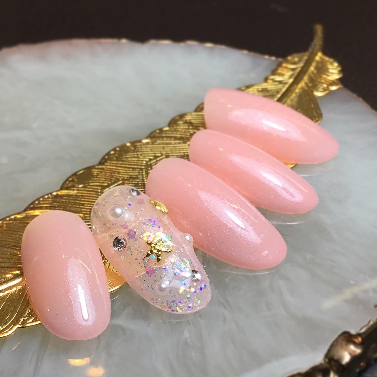 夏 リゾート オフィス ブライダル ハンド 溝の口 Nail Trees ネイルトゥリース のネイルデザイン No ネイル ブック