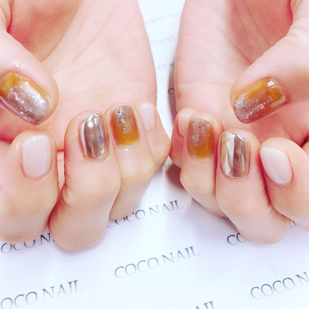 オールシーズン デート 女子会 ハンド ニュアンス Coco Nail Reikoのネイルデザイン No ネイルブック