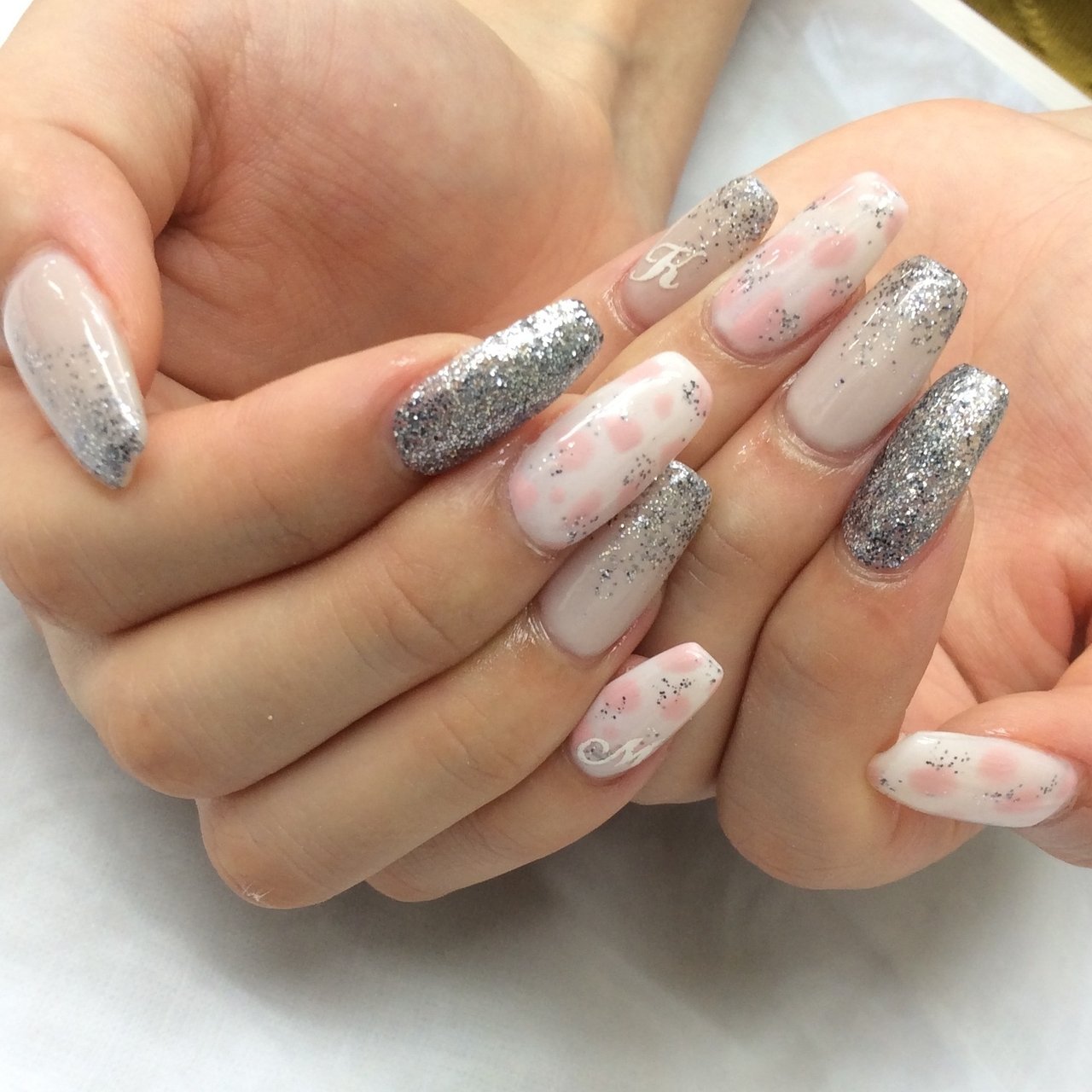 夏 オールシーズン ハンド グラデーション ラメ Nailsalon Daisyのネイルデザイン No ネイルブック