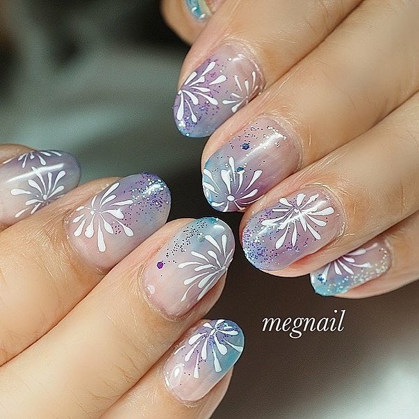 夏 旅行 浴衣 女子会 ハンド Megnailのネイルデザイン No ネイルブック