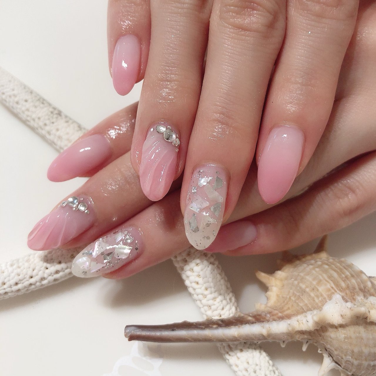 夏 海 女子会 ハンド シンプル Kupulau Nail Haruのネイルデザイン No ネイルブック