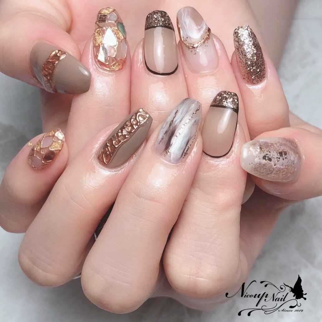 夏 オールシーズン 女子会 ハンド ニュアンス Nico Up Nail ニコアップネイル のネイルデザイン No ネイルブック