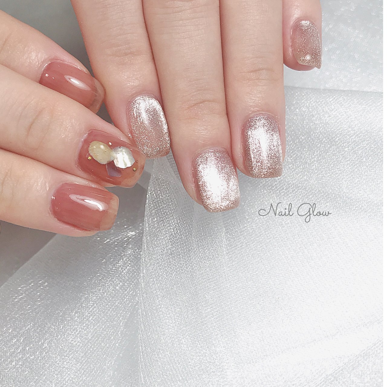 春 夏 オールシーズン 女子会 ハンド Nail Glowのネイルデザイン No ネイルブック