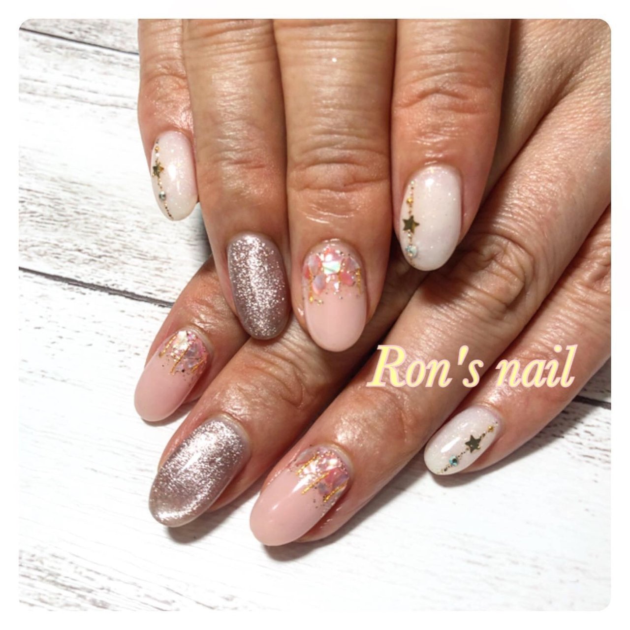 オールシーズン 七夕 デート 女子会 ハンド Ron S Nail 仙川のネイルデザイン No ネイルブック