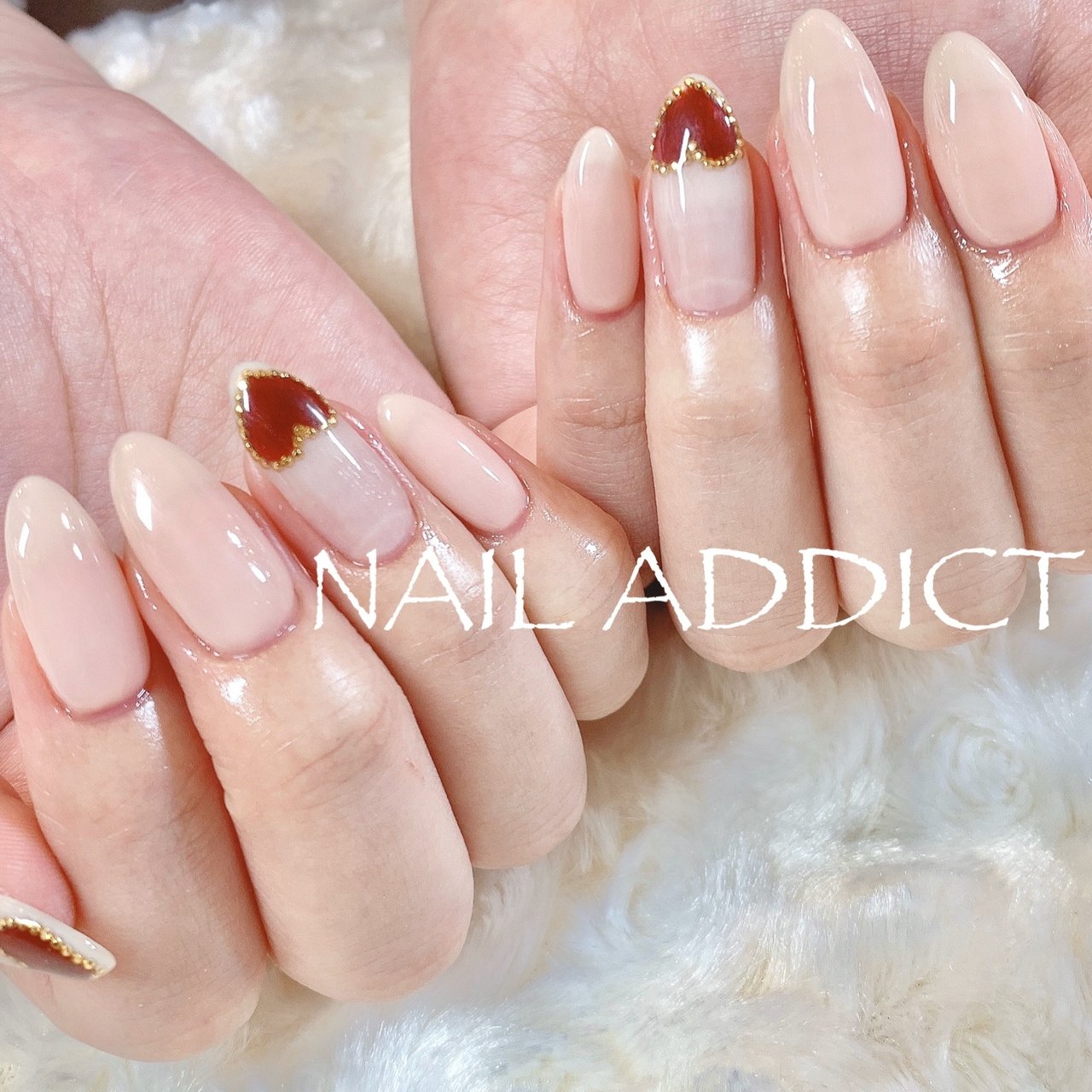 オールシーズン オフィス デート ハンド シンプル Nail Addictのネイルデザイン No ネイルブック