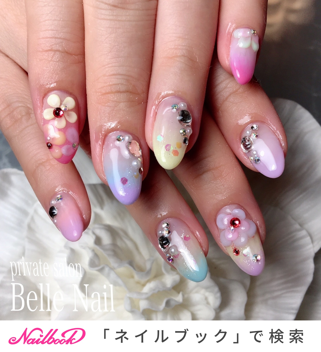 春/夏/オールシーズン/ハンド/グラデーション - Belle Nail.akiのネイルデザイン[No.5555782]｜ネイルブック
