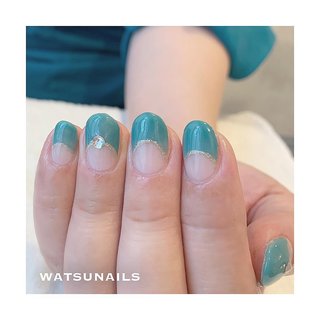 ターコイズグリーンネイルのネイルデザイン 2ページ目 ネイルブック