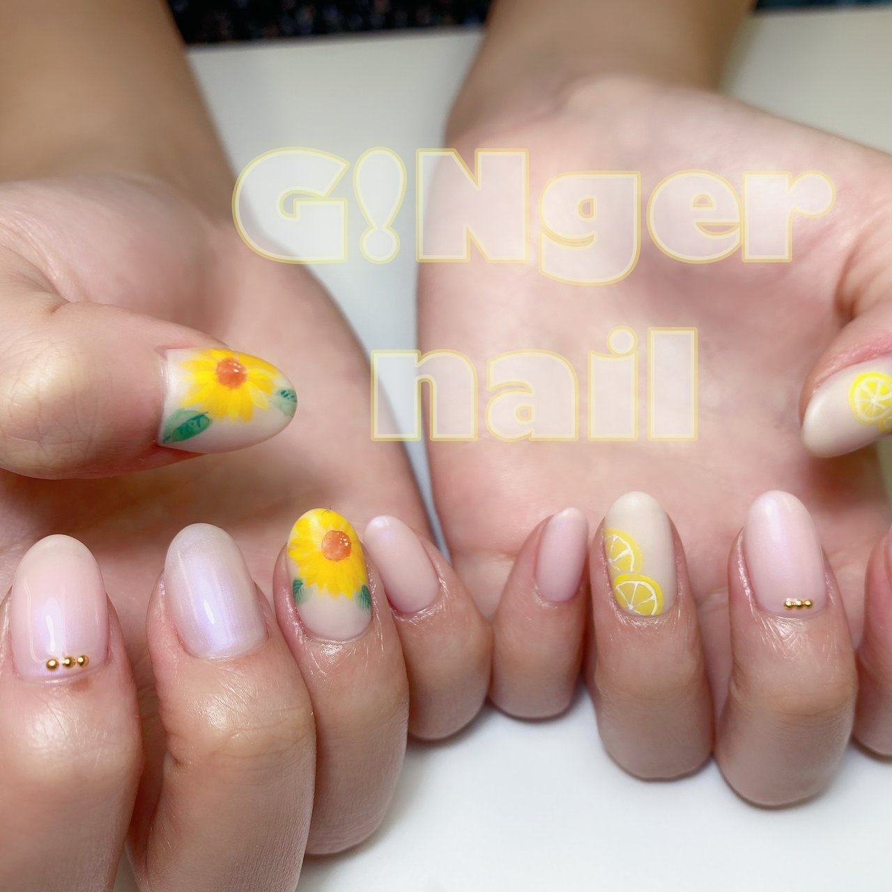 夏 パーティー デート 女子会 ハンド Ginger Nail 代々木 ジンジャーネイルのネイルデザイン No ネイルブック