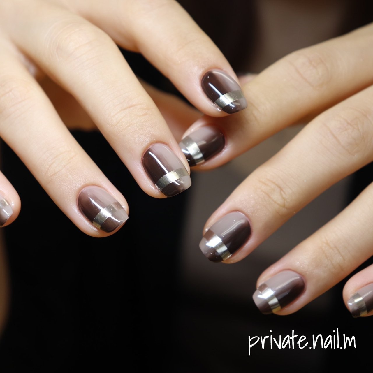 夏 秋 オールシーズン ハンド グラデーション Private Nail Mのネイルデザイン No ネイルブック