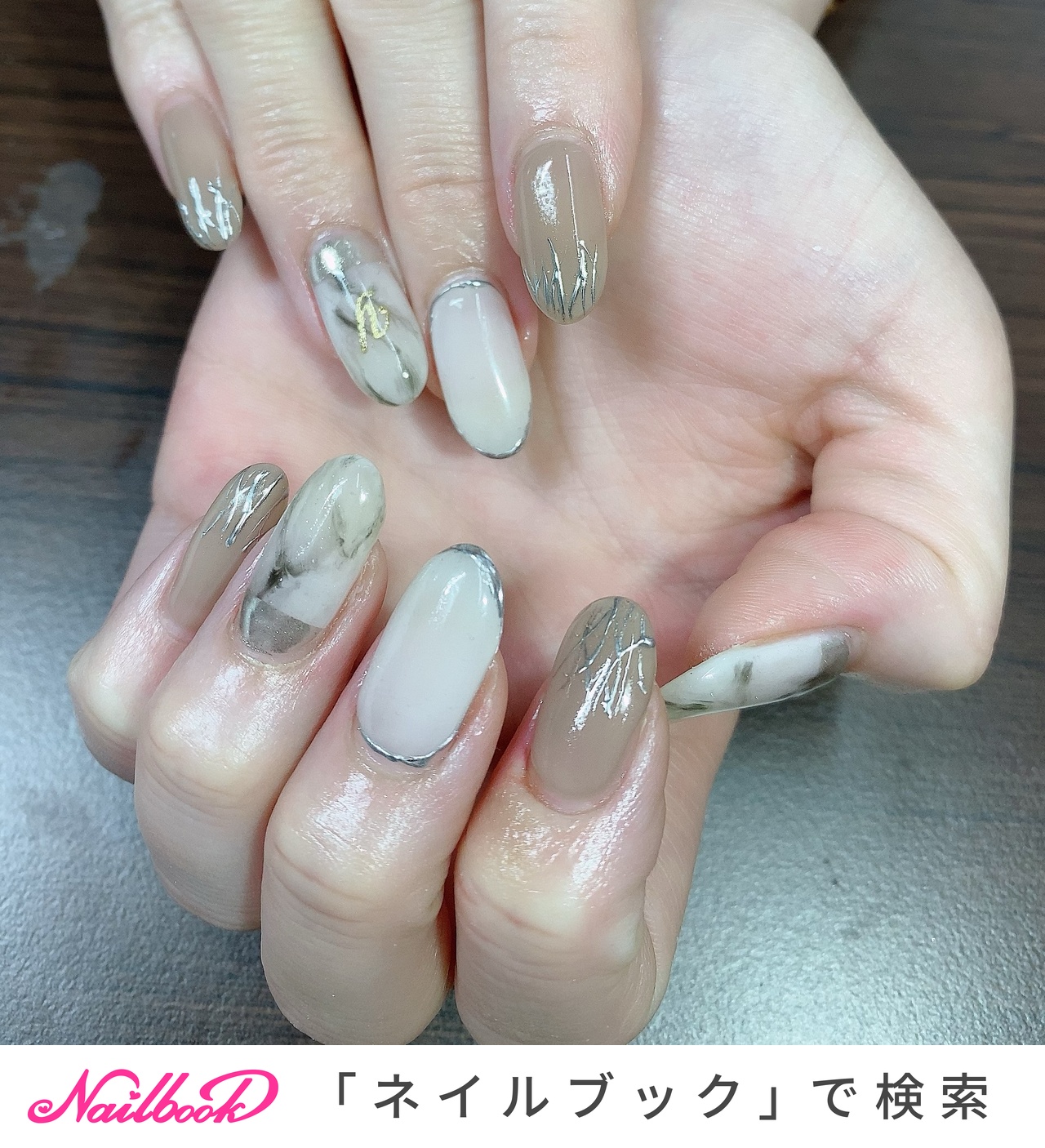 Py5★大理石ネイルホイル Py5☆大理石ネイルホイルΩ