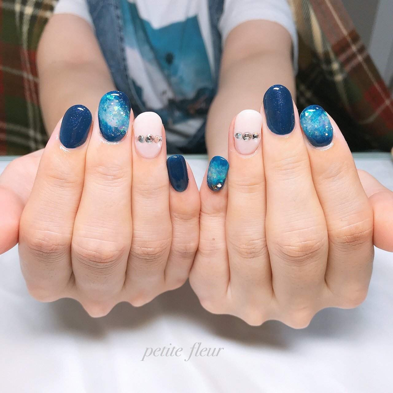 夏 オールシーズン 七夕 オフィス ハンド Petitefleurのネイルデザイン No ネイルブック