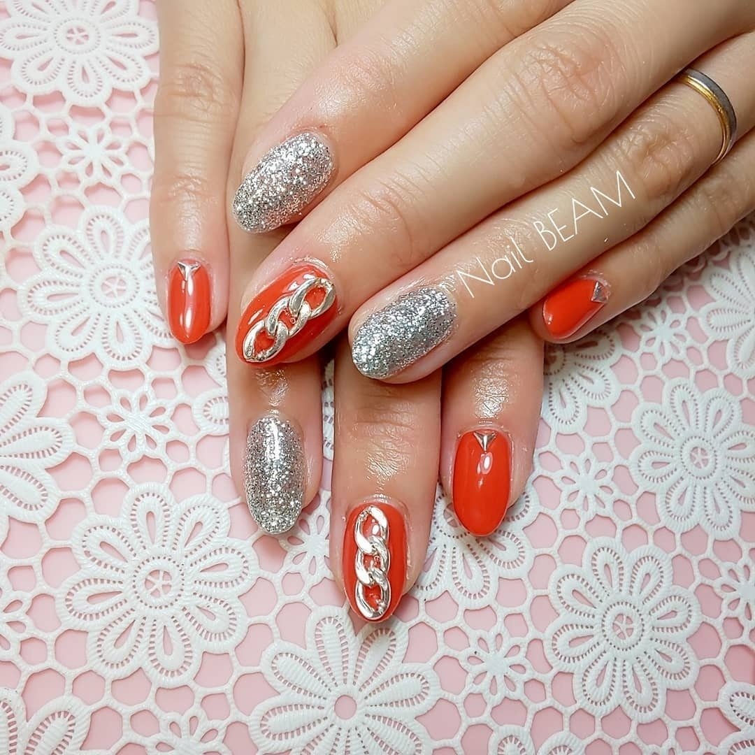 夏 秋 冬 オールシーズン ラメ Nailbeamのネイルデザイン No ネイルブック