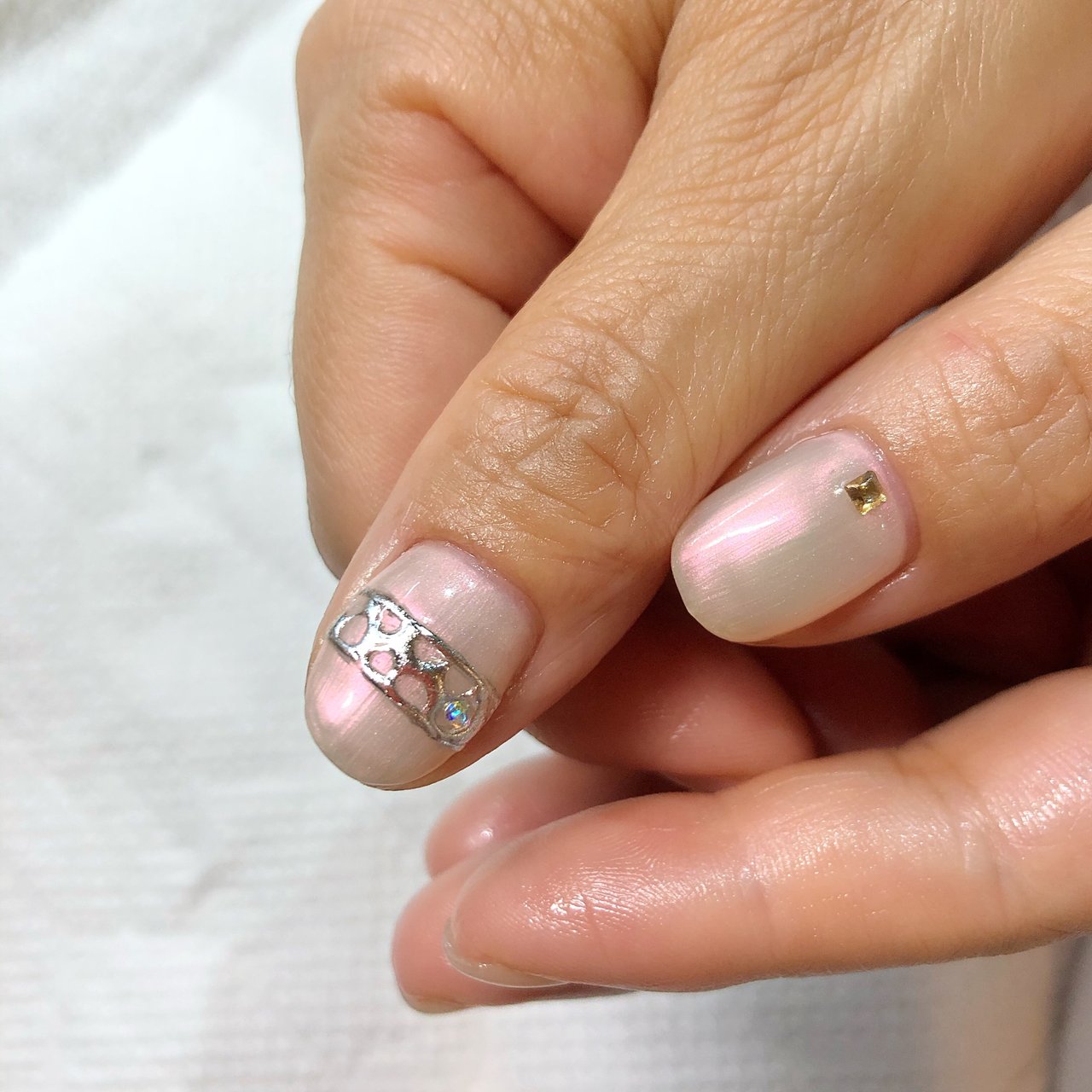 ハンド ショート ジェル お客様 Nail S Myuco 荒川区西尾久 Michie のネイルデザイン No ネイル ブック