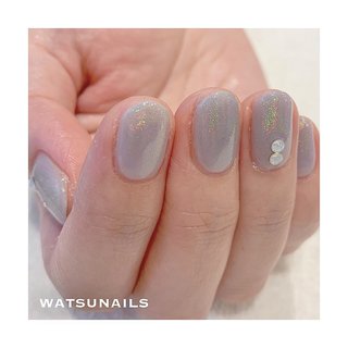人気順 夏 ブルーグレーネイルのネイルデザイン ネイルブック