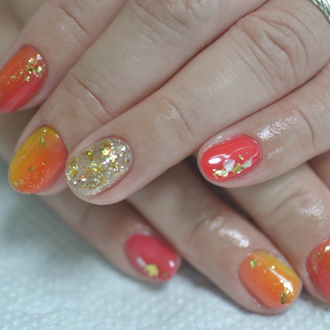 夏 旅行 海 リゾート ハンド Nailsshineのネイルデザイン No ネイルブック