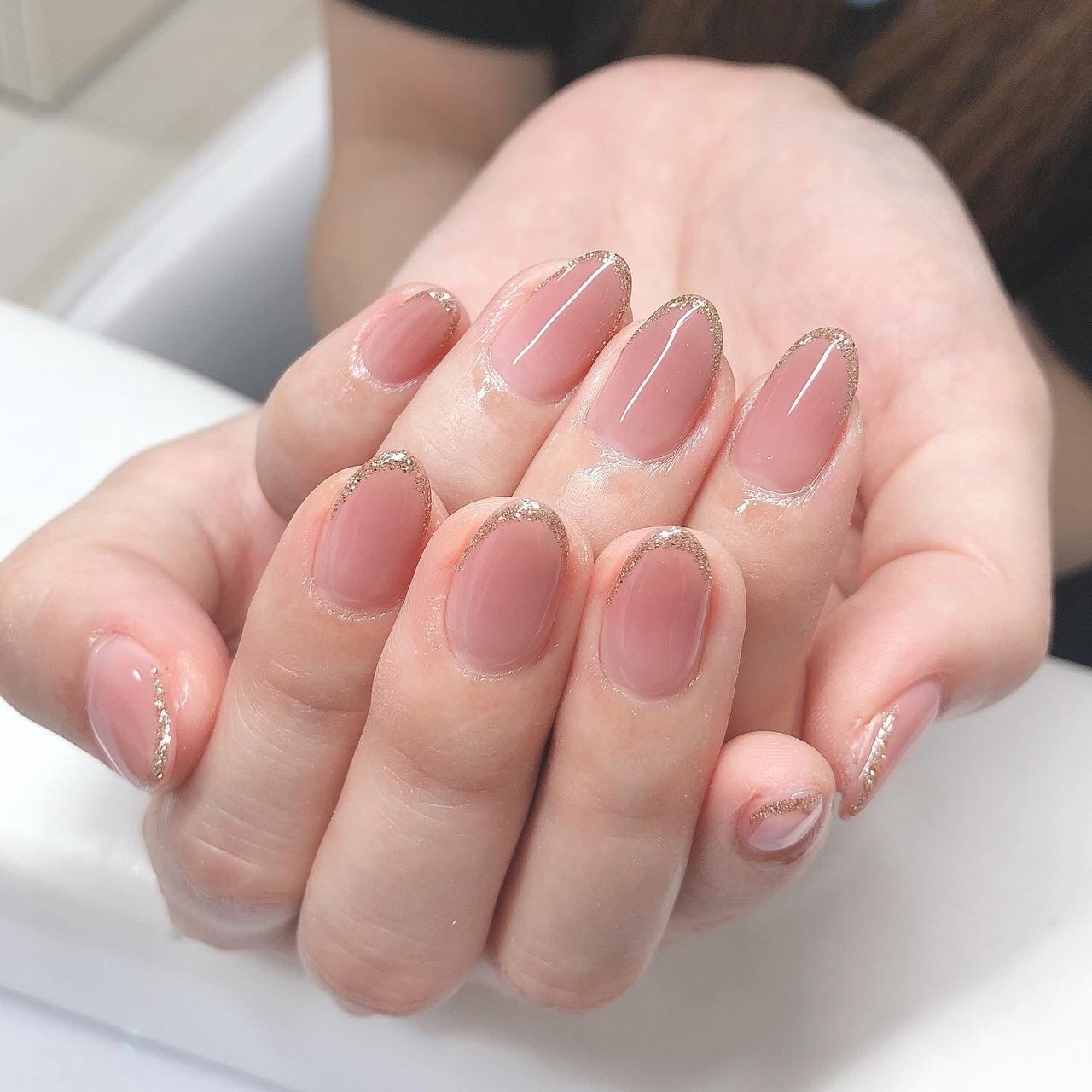オールシーズン オフィス デート 女子会 ハンド Nail Salon Jasmineのネイルデザイン No ネイルブック