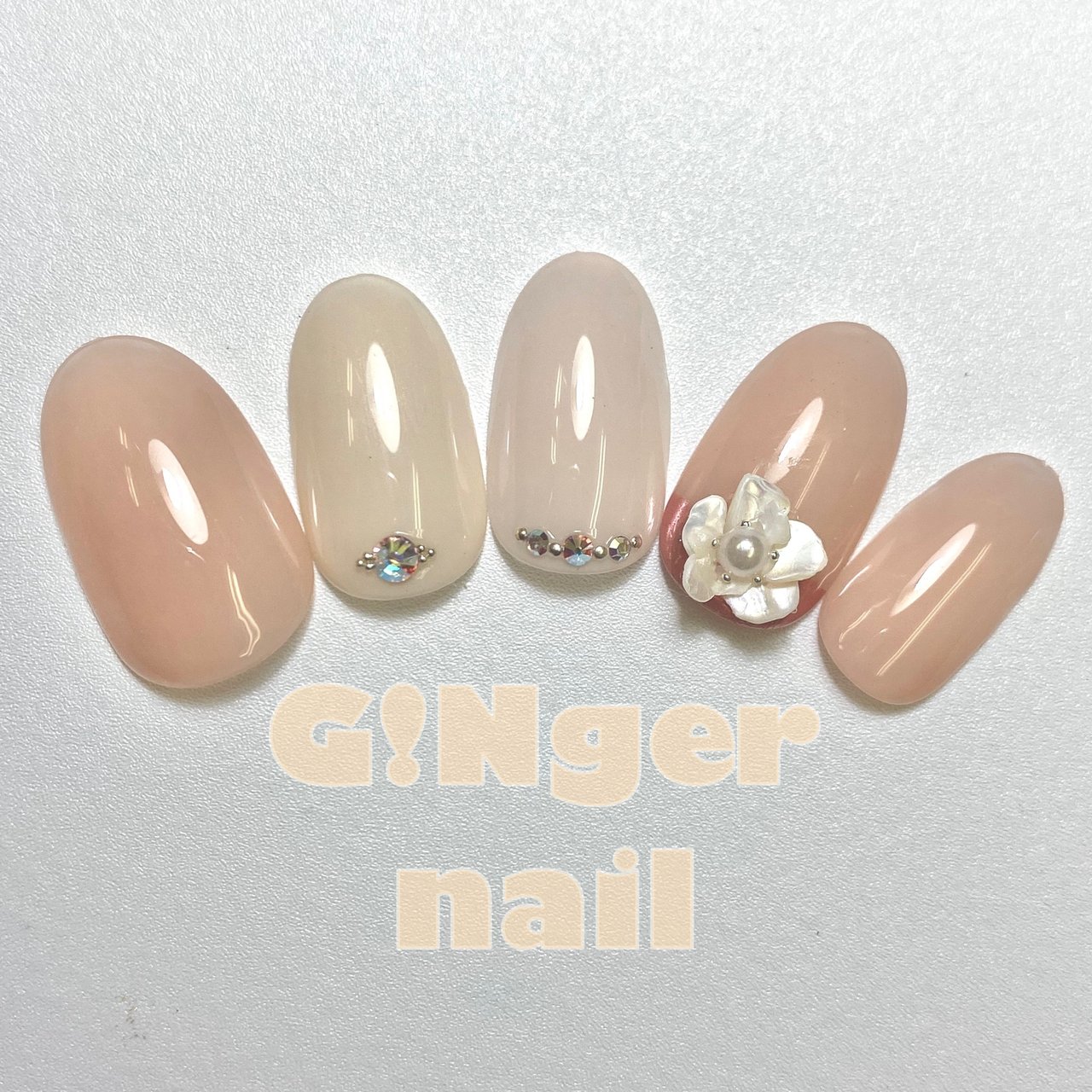 成人式 ブライダル パーティー デート ハンド Ginger Nail 代々木 ジンジャーネイルのネイルデザイン No ネイル ブック