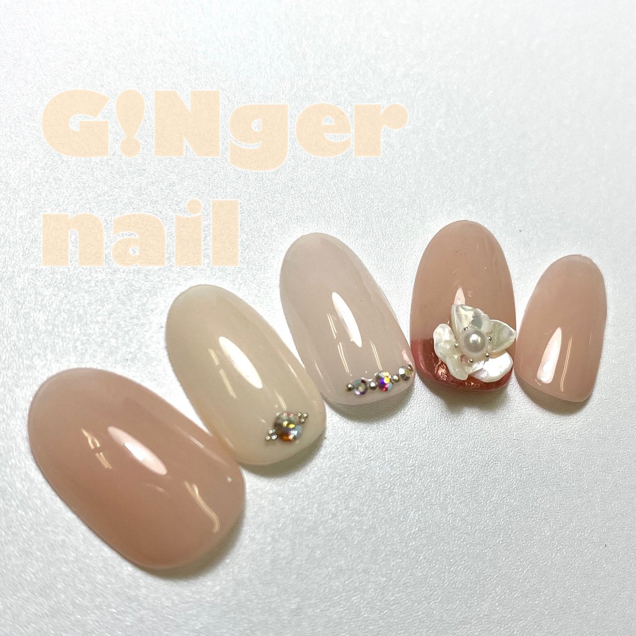 成人式 ブライダル パーティー デート ハンド Ginger Nail 代々木 ジンジャーネイルのネイルデザイン No ネイル ブック