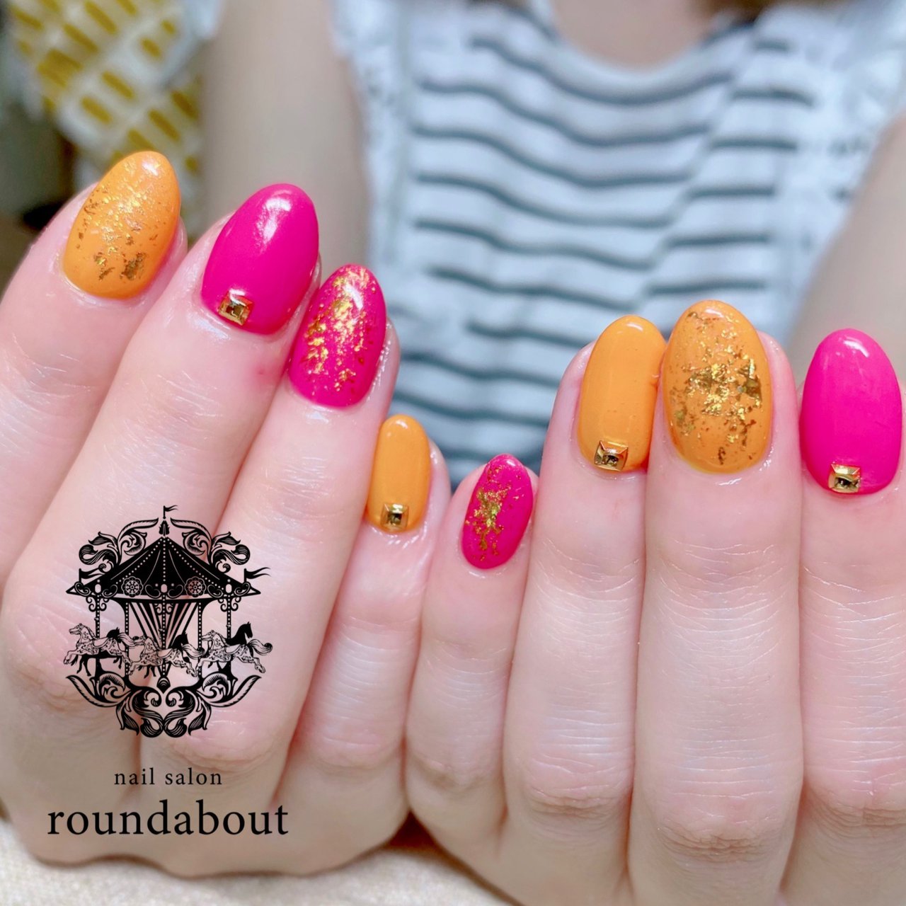 夏 旅行 海 リゾート ハンド Yuko Nail Salon Roundabout のネイルデザイン No ネイルブック