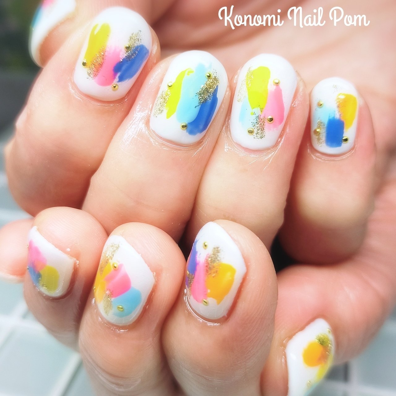 夏 旅行 リゾート 女子会 ハンド Nail Salon Pomのネイルデザイン No ネイルブック