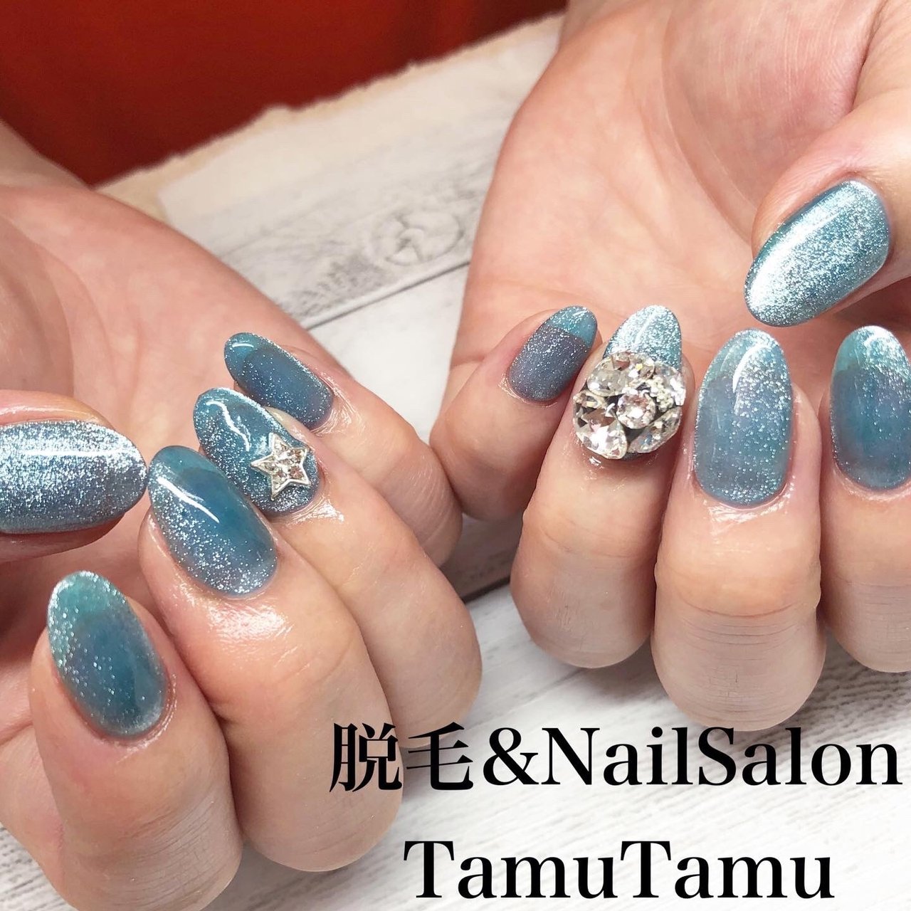 夏 旅行 梅雨 海 ハンド Tamutamuのネイルデザイン No ネイルブック