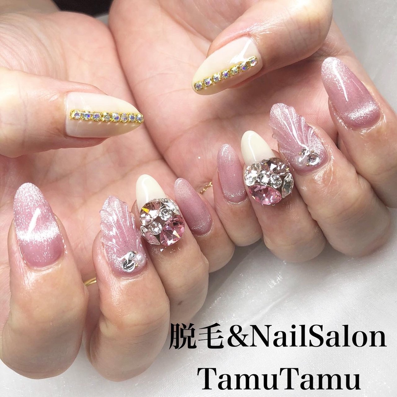 夏 オールシーズン パーティー 女子会 ハンド Tamuのネイルデザイン No ネイルブック