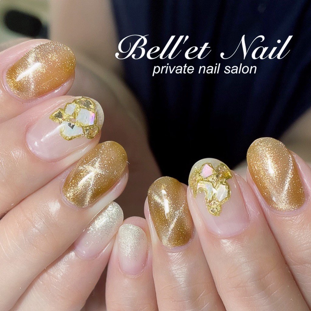 夏 オールシーズン グラデーション ホログラム ラメ Bell Et Nail ネイリスト佐藤綾子のネイルデザイン No ネイル ブック