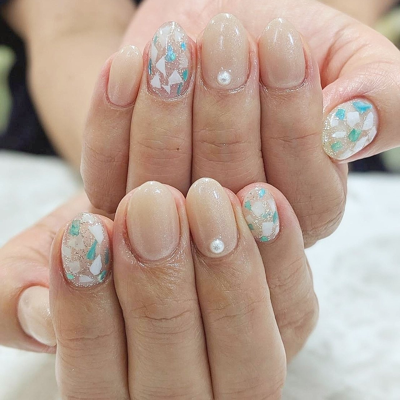 夏 オフィス ハンド シンプル ワンカラー Nailbeautyのネイルデザイン No ネイルブック