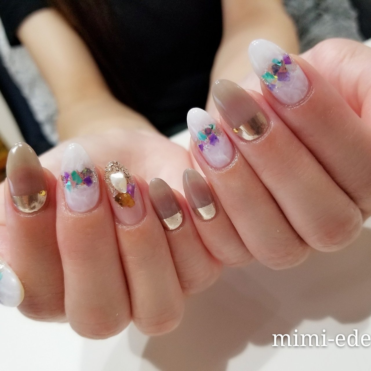 夏 秋 デート 女子会 ハンド Nail Mimiedenのネイルデザイン No ネイルブック