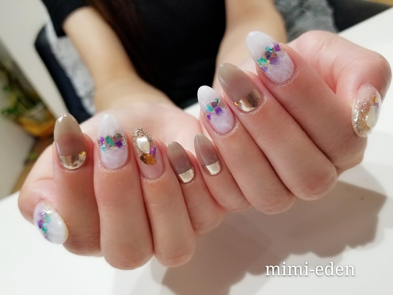 夏 秋 デート 女子会 ハンド Nail Mimiedenのネイルデザイン No ネイルブック