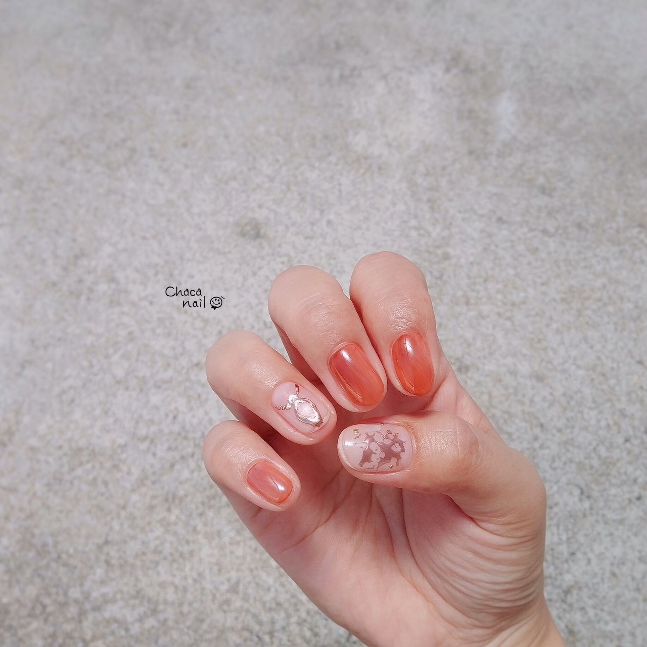 夏 秋 オールシーズン デート ハンド Chaca Nail チャカネイルのネイルデザイン No ネイルブック