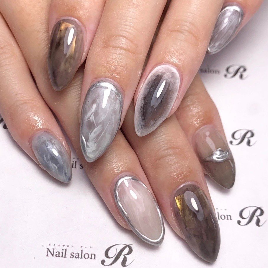 夏 秋 オールシーズン 女子会 ハンド Nailsalon R 大垣のネイルデザイン No ネイルブック