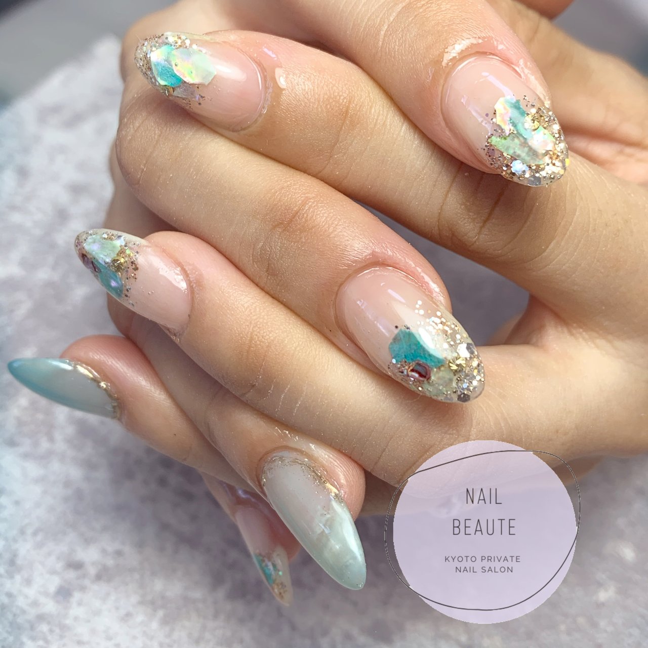 夏 旅行 海 リゾート ハンド 京都 Nail Beauteのネイルデザイン No ネイルブック