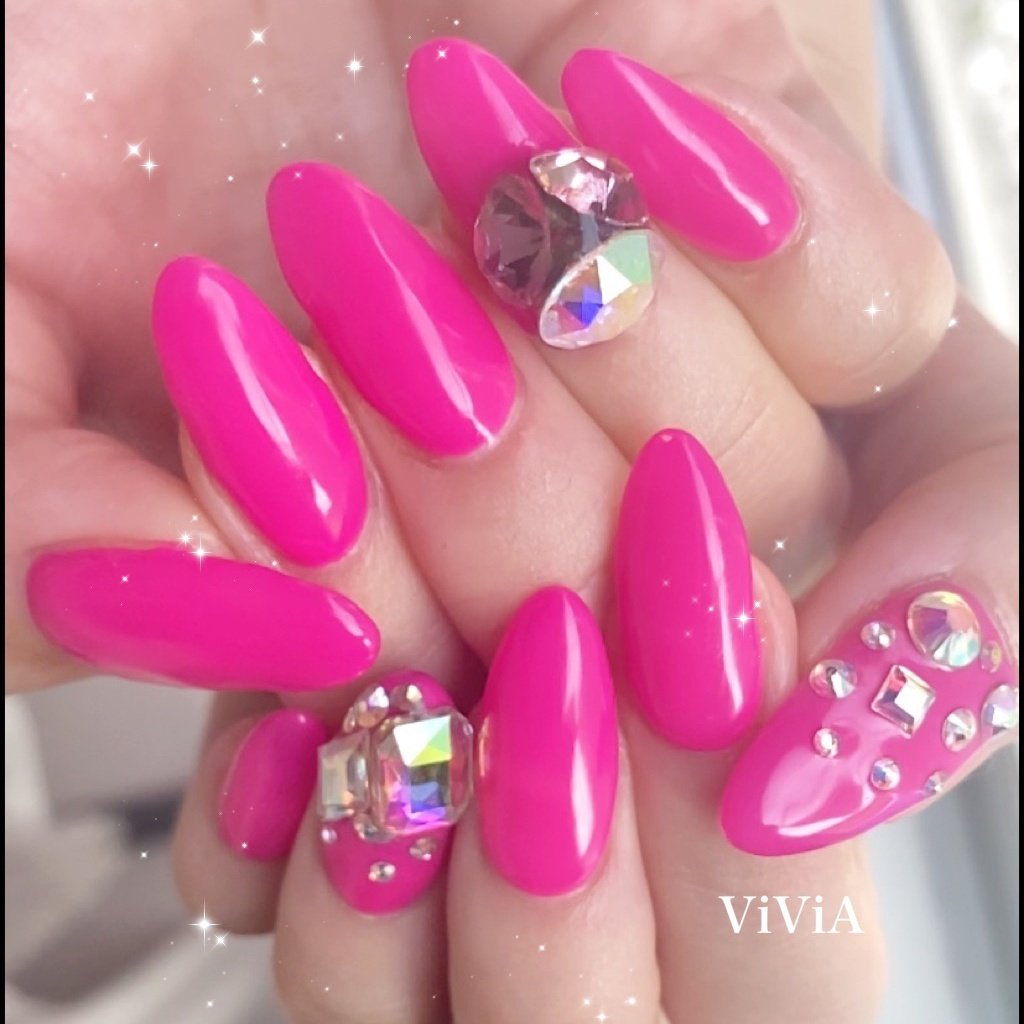 オールシーズン デート 女子会 ハンド シンプル Nail Vivia ネイル ビビア のネイルデザイン No ネイルブック