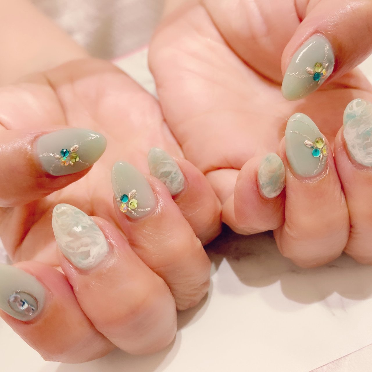 夏 オールシーズン 海 リゾート ハンド Leciel Nail 豊田市ネイルサロン のネイルデザイン No ネイルブック