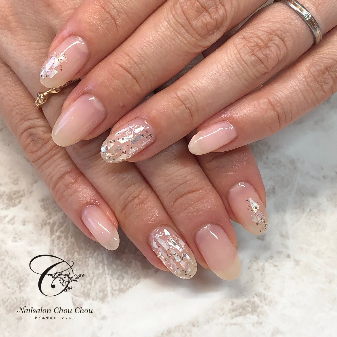 春 夏 オフィス ブライダル ハンド 堺市 和泉市ネイルサロンシュシュのネイルデザイン No ネイルブック