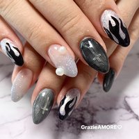 炎ネイルのネイルデザイン ネイルブック