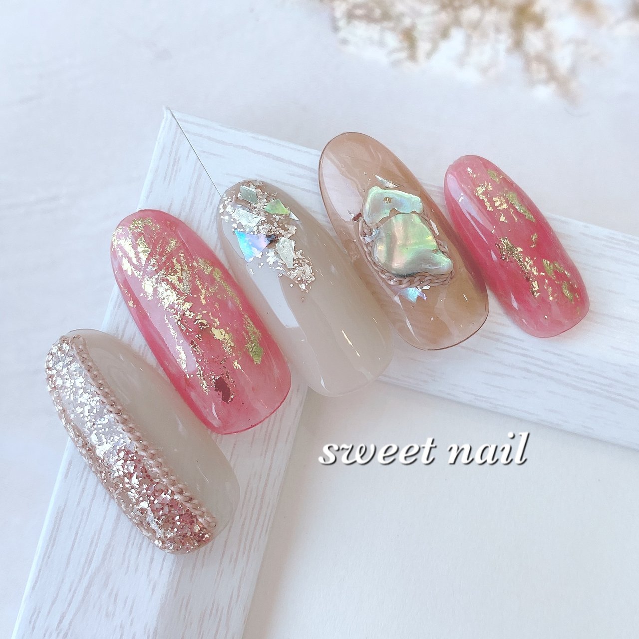夏 秋 海 リゾート ハンド Sweetネイル スクールのネイルデザイン No 5585251 ネイルブック