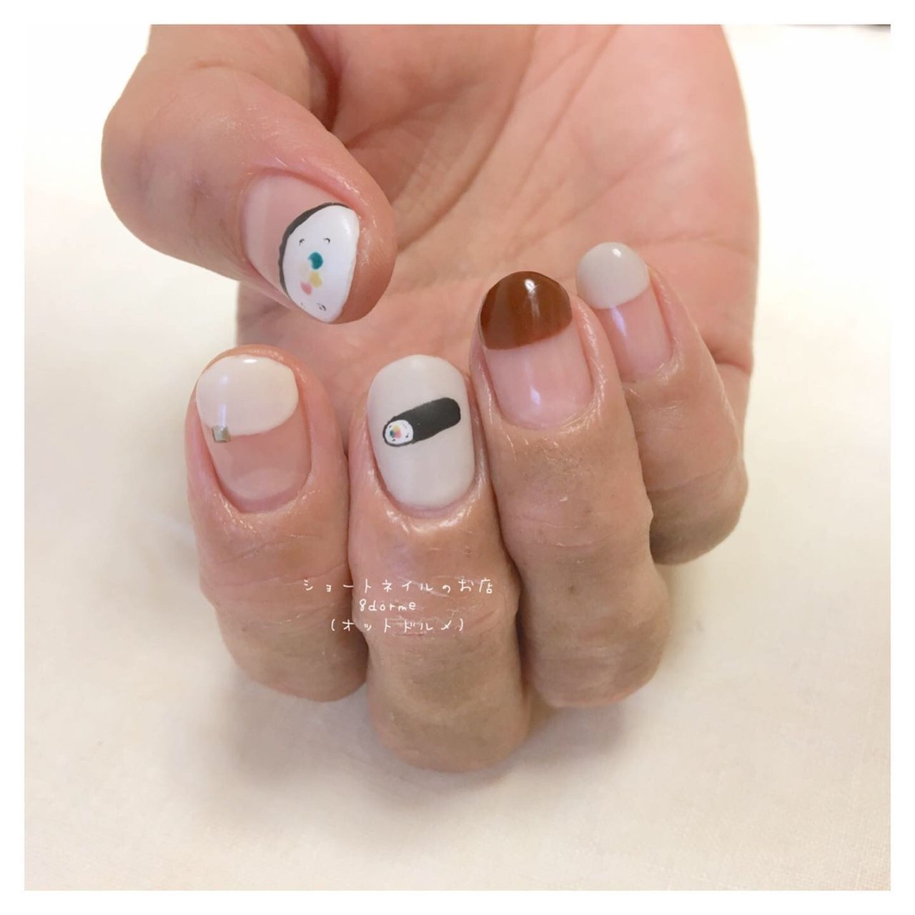 冬 オールシーズン お正月 浴衣 ハンド 大岡山ネイルサロン ショートネイルのお店 8dorme オットドルメ のネイルデザイン No ネイルブック