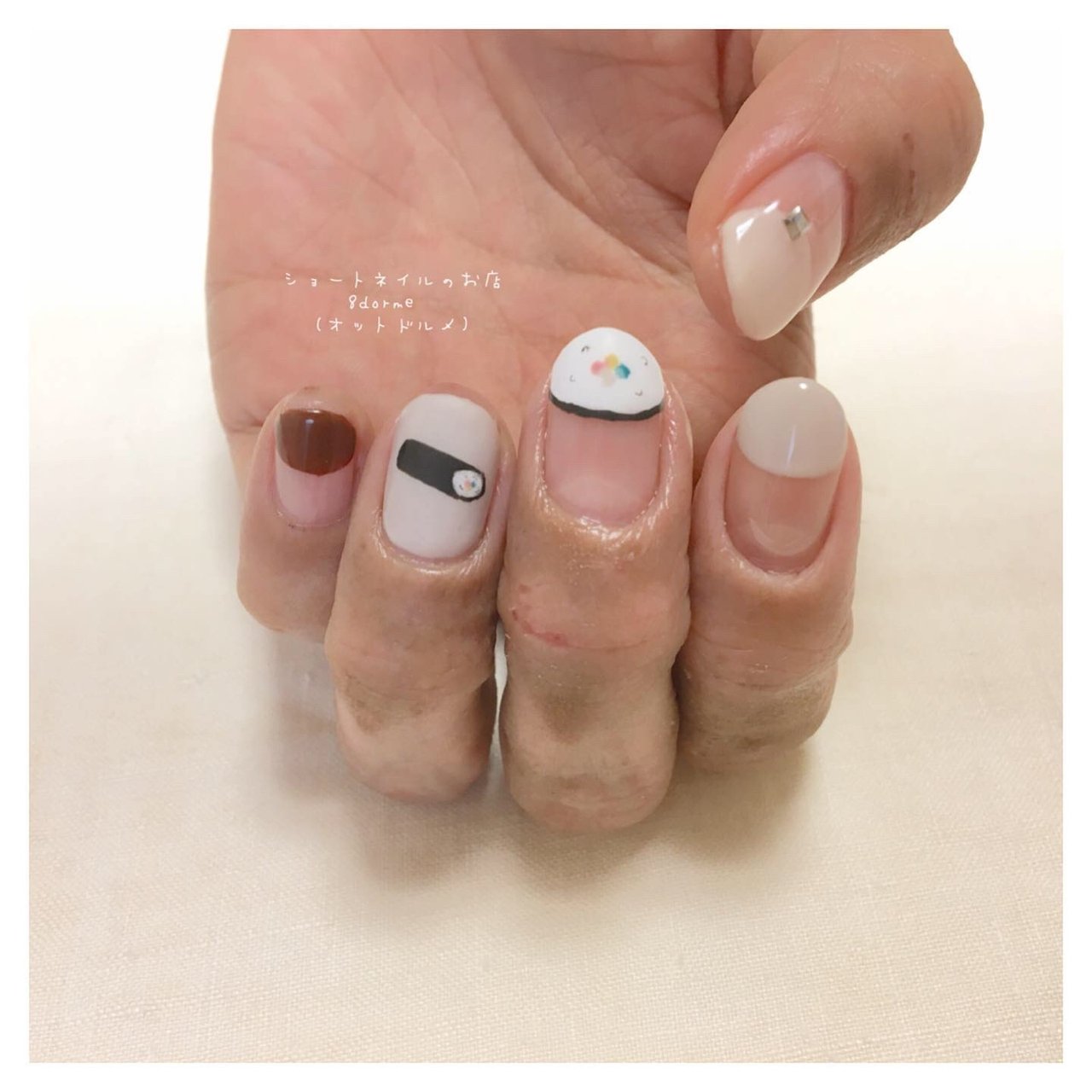 冬 オールシーズン お正月 浴衣 ハンド 大岡山ネイルサロン ショートネイルのお店 8dorme オットドルメ のネイルデザイン No ネイルブック
