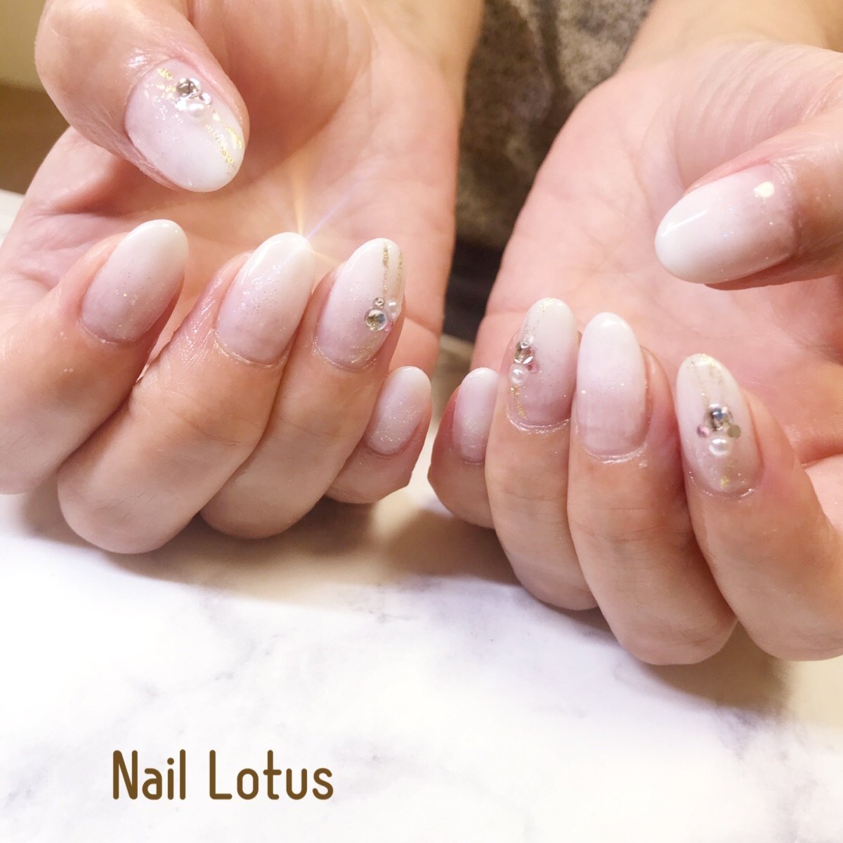 オールシーズン オフィス パーティー デート ハンド Nail Lotusのネイルデザイン No ネイルブック