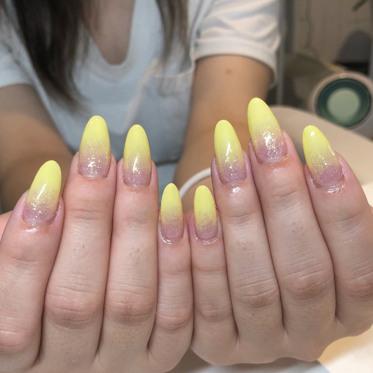 オールシーズン ハンド グラデーション ラメ ロング Fookun0504のネイルデザイン No ネイルブック