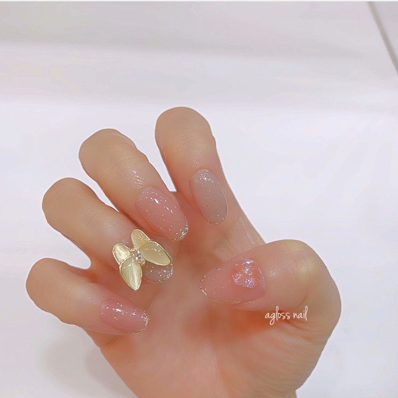 春 夏 秋 冬 ハンド Agloss Nailのネイルデザイン No 558 ネイルブック